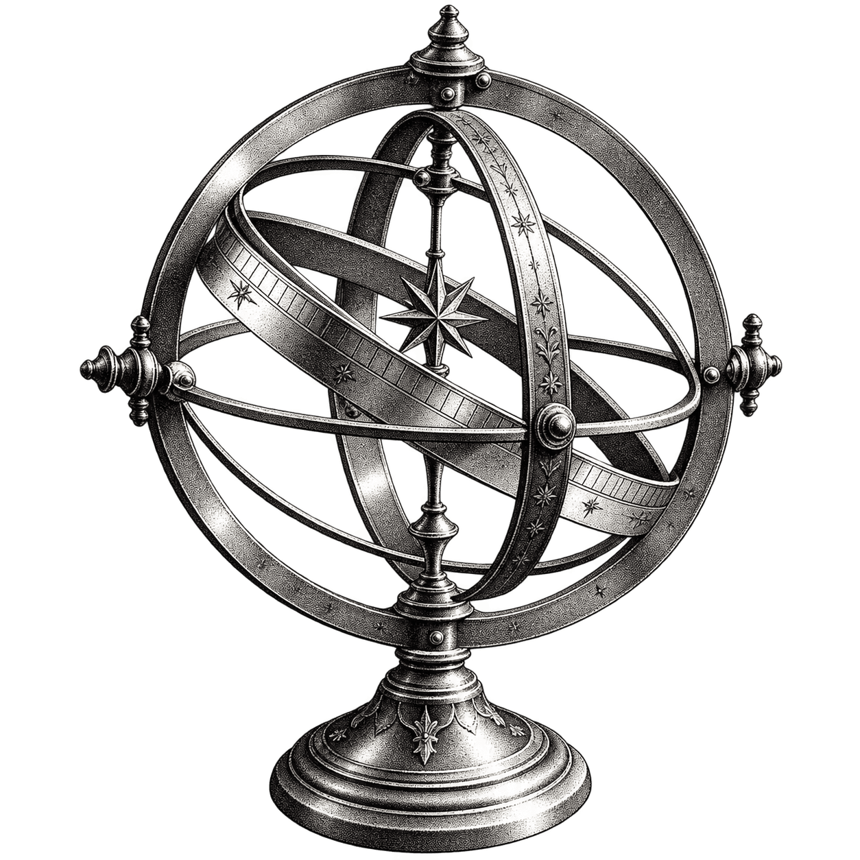 Armillary instrument for Western astrology